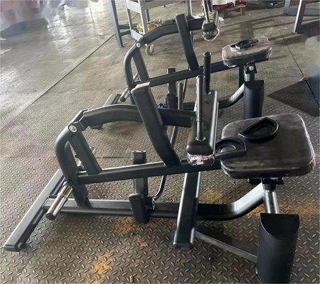 Μέγιστο βάρος χρήστη 300kg Καθισμένη μηχανή ανύψωσης μοσχαριών για προπόνηση δύναμης ποδιών με πλάκα