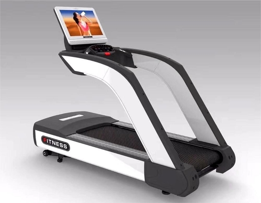 Προσαρμοσμένο λογότυπο διαθέσιμηd Steel Treadmill για καρδιοεκπαίδευση σε εμπορικό γυμναστήριο