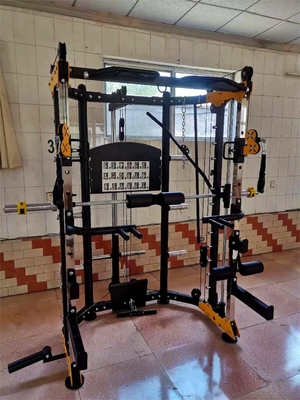 80kg*2 Στρώση βάρους Πολυλειτουργικό εξοπλισμό γυμναστικής στο σπίτι για πατημασιές ώμου στήθους