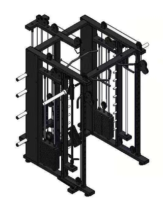Πολυλειτουργικό εμπορικό γυμναστήριο Rack Smith Μηχανή για την οικιακή γυμναστική προπόνηση δύναμης