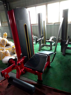 140 kg Χάλυβα Πιν-φορτωμένο ρυθμιζόμενο καθιστικό επέκταση ποδιών και κλίση ποδιών γύρισμα διπλής λειτουργίας εξοπλισμός γυμναστηρίου μέσο φορτωτή
