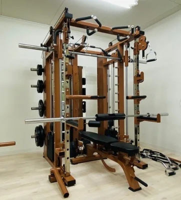Ρυθμίσιμη μηχανή Smith Squat για εμπορική προπόνηση δύναμης γυμναστηρίου