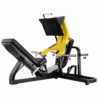 Πίεση ποδιών Hack Squat Δυναμική εκπαίδευση Πλάκα φορτωμένο Μηχανή 1120 * 1710 * 1170mm Διαστάσεις