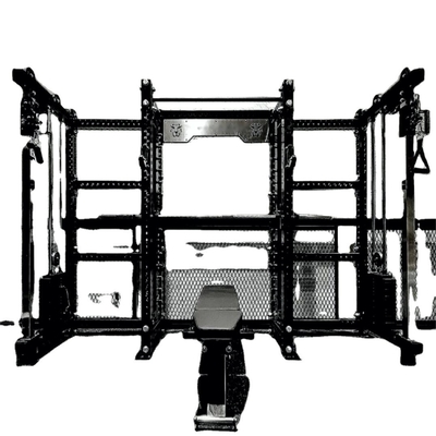 Πολυλειτουργικό Smith και Squat Rack για άσκηση γυμναστηρίου με ρυθμιζόμενη επιλογή βάρους