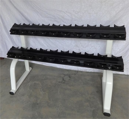 Τρίτο επίπεδο εμπορικών νταμπέλ Rack Steel Body Building Αποθήκευση για γυμναστήριο εξοπλισμό γυμναστικής