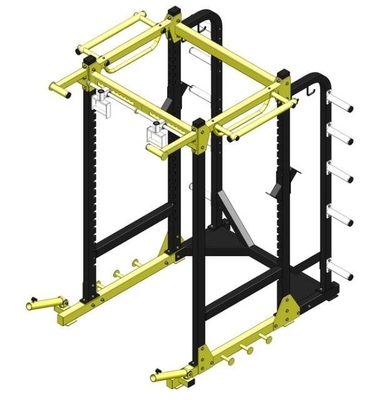 Όλα σε ένα χάρτες βάρους για Quat Bench Press και Power Rack