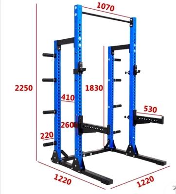 Οικιακό γυμναστήριο Unisex Εκπαίδευση Power Rack Πολυλειτουργικό Σταθμό Σύστημα ανύψωσης βάρους