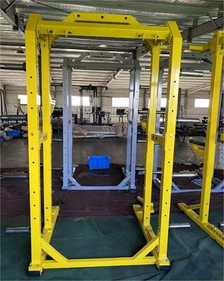 Μισό κλουβί παγκάκι πρές Smith Machine Πολυλειτουργικό ράφι γυμνασίου με λειτουργία ντάμπαλ