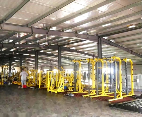 Μισό κλουβί παγκάκι πρές Smith Machine Πολυλειτουργικό ράφι γυμνασίου με λειτουργία ντάμπαλ