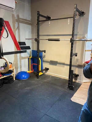 Επιφάνεια Δύο στρώσεων Ηλεκτροστατική Powder Coating Foldable Pull Up Bar για Smith Machine