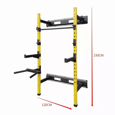 Επιφάνεια Δύο στρώσεων Ηλεκτροστατική Powder Coating Foldable Pull Up Bar για Smith Machine
