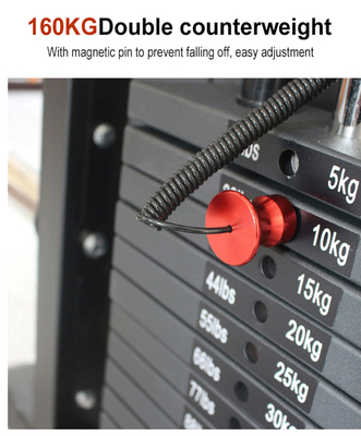 Εμπορικό εξοπλισμό γυμναστικής Smith Power Rack για αποτελεσματική μηχανή κατάρτισης δύναμης