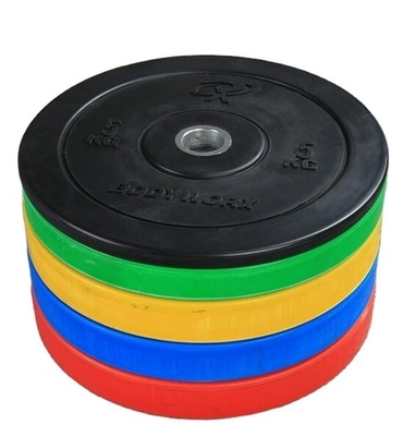 Ανθεκτικό χυτοσίδηρο Barbell Weight Lifting Plate για εξατομικευμένο λογότυπο εξοπλισμού γυμναστικής