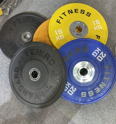 Ανθεκτικό χυτοσίδηρο Barbell Weight Lifting Plate για εξατομικευμένο λογότυπο εξοπλισμού γυμναστικής
