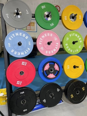 Ανθεκτικό χυτοσίδηρο Barbell Weight Lifting Plate για εξατομικευμένο λογότυπο εξοπλισμού γυμναστικής