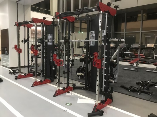 Καυτό πολυλειτουργικό σπίτι Smith Machine με βάρος στοίβα 1500 * 2000 * 2250mm TIG συγκόλληση