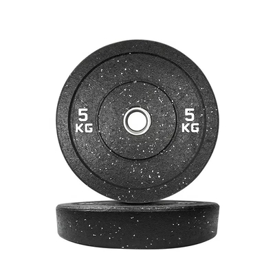Προσαρμοσμένο λογότυπο διαθέσιμοD χρώμα Dot Rubber Barbell Πλάκα για προπόνηση βάρος προφυλακτήρα