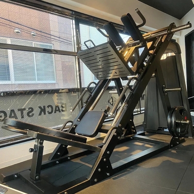 Μέσο φορτιστή 2 σε 1 Hack Squat και Leg Press Machine για εμπορική προπόνηση δύναμης