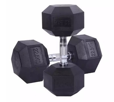 2.5 κιλά Μαύρο Ρουχάνι Hex Dumbbell Set Το απόλυτο εργαλείο για τους γενικούς λάτρεις της φυσικής κατάστασης