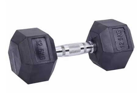 2.5 κιλά Μαύρο Ρουχάνι Hex Dumbbell Set Το απόλυτο εργαλείο για τους γενικούς λάτρεις της φυσικής κατάστασης