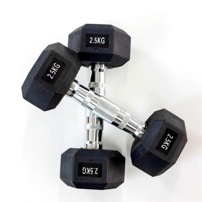 Χάλυβα και καουτσούκ Πολυλειτουργικό Hex Dumbbell για επιλογές προσαρμογής εξοπλισμού γυμναστηρίου