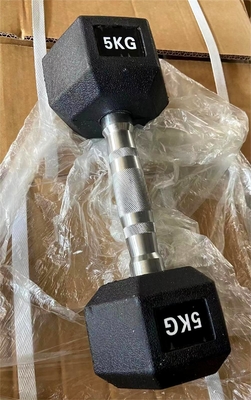 Χάλυβα και καουτσούκ Πολυλειτουργικό Hex Dumbbell για επιλογές προσαρμογής εξοπλισμού γυμναστηρίου
