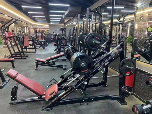 Προσαρμοσμένο λογότυπο 236KG Δυναμική Εκπαίδευση Πίεση ποδιών Μηχανή για εμπορικό εξοπλισμό γυμναστηρίου