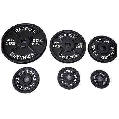 Ανθεκτικό 5kg 10kg 20kg 50kg χυτοσίδηρο Barbell βάρος ανύψωσης πλάκα για εμπορικά και οικιακά