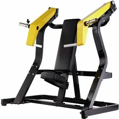 Πλάκα φορτωμένο καθιστικό κλίση Chest Press Machine Εξοπλισμός γυμναστικής με προσαρμοσμένο λογότυπο