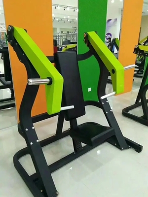 Πλάκα φορτωμένο καθιστικό κλίση Chest Press Machine Εξοπλισμός γυμναστικής με προσαρμοσμένο λογότυπο