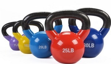 Ανταγωνισμός Kettlebell για επαγγελματική προπόνηση Unisex Powder Coated Cast Iron Free Weight