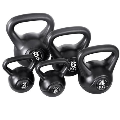 Ανταγωνισμός γυμναστικής Unisex Kettlebell Set με χυτοσίδηρο και σκόνη