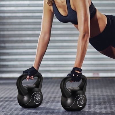 Ανταγωνισμός γυμναστικής Unisex Kettlebell Set με χυτοσίδηρο και σκόνη