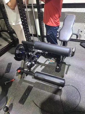 Δυναμική Εκπαίδευση Bodybuilding Μεσαίο φορτωτή διπλό καθιστικό Leg Curl Leg επέκταση Μηχανή