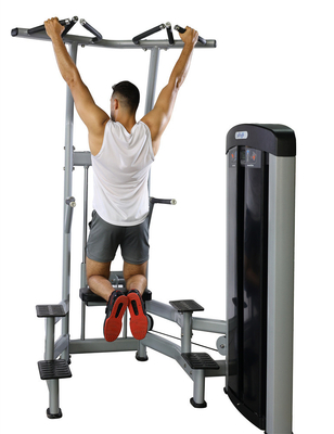 Μονάδα γυμναστικής Bodybuilding Universal Pin Load Selection Machines Assisted Chin Dip Machine (Επιχειρηματοδοτούμενη μηχανή για το χείλος)
