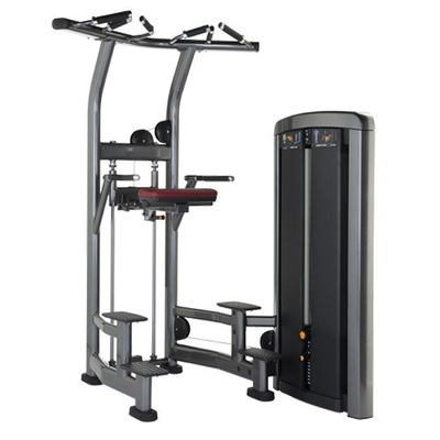 Μονάδα γυμναστικής Bodybuilding Universal Pin Load Selection Machines Assisted Chin Dip Machine (Επιχειρηματοδοτούμενη μηχανή για το χείλος)