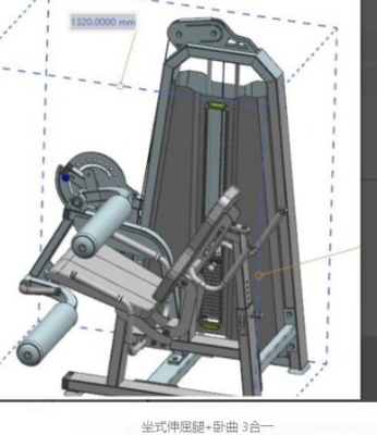Ρυθμίσιμο κάθισμα Leg Extension Curl Machine για λειτουργική εκπαίδευση δύναμης εκπαιδευτικό