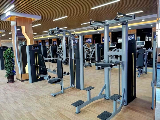 Ρυθμίσιμο από χάλυβα καθισμένο μοσχάρι άσκηση πιν φορτίο μηχανή κάλυψης ποδιών 1600 * 1200 * 1750 mm