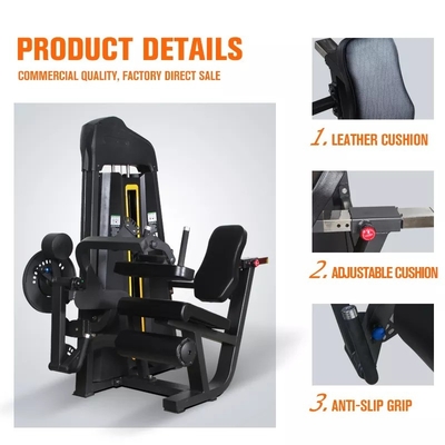 Μεσαίο φορτωτή Leg Extension Leg Curl Machine για γυμναστήριο κέντρο άσκηση προπόνησης δύναμης