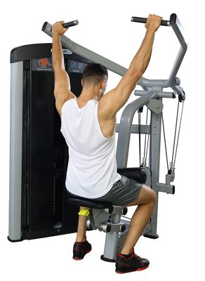 1600*1500*2000mm Dezhou Pin Loaded Gym Fitness Equipment Pulldown Machine με χάλυβα