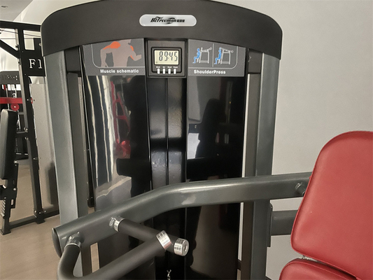 Εξοπλισμός γυμναστηρίου Bodybuilding Μηχανή πιέσης ώμου με προσαρμοσμένο λογότυπο και χρώμα
