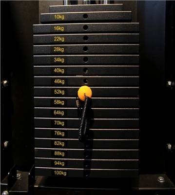 80 kg βάρος στοίβας Body Building Glute Hip Thrust Machine για τις ασκήσεις ενδυνάμωσης των ποδιών