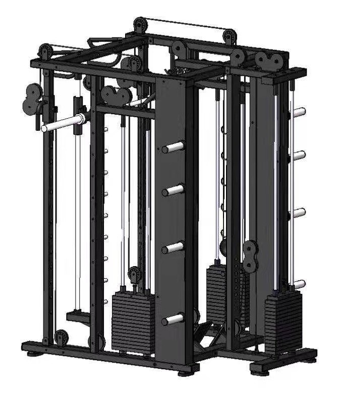 Εναίρετος λειτουργικός εκπαιδευτής Smith Machine Pin Loaded και Πλάκα Loaded για το σπίτι γυμναστήριο Rack