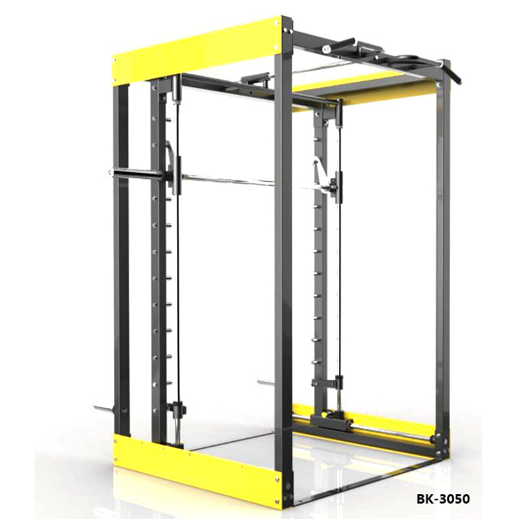 Πολυλειτουργικό σπίτι γυμναστήριο Smith Machine με Leg Press και Pull Up Bar Steel Tube Q235