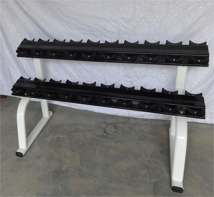 Τρίτο επίπεδο εμπορικών νταμπέλ Rack Steel Body Building Αποθήκευση για γυμναστήριο εξοπλισμό γυμναστικής