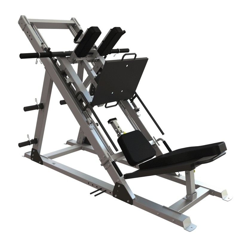 Παγκόσμιο 2 σε 1 Hack Squat Leg Press Machine για προπόνηση δύναμης 2385*1510*1660mm