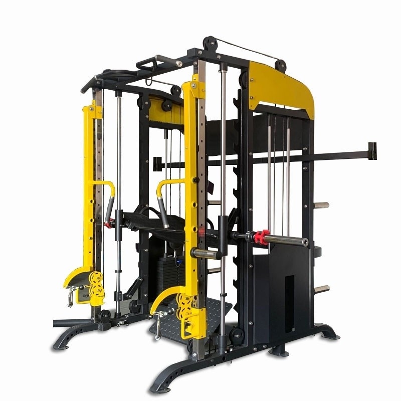 Εξοπλισμός γυμναστηρίου 3d Smith Machine με Leg Press Gym Center Προαιρετικό χρώμα πλαισίου επιλογής