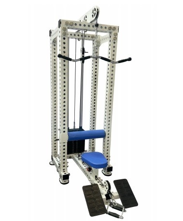 Κέντρο γυμναστικής 2 σε 1 Lat Pull Down Low Row Tube Thickness 3.0mm Εμπορικός εξοπλισμός
